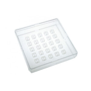 25 Culture-Inserts 2 Well for self-insertion