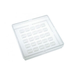 25 Culture-Inserts 3 Well for self-insertion