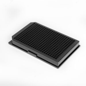 Assay Plates | 384 well 120µL. Black, Clear polystyrene bottom