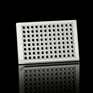 Assay Plates | 96-well 350uL. White. 175um Glass bottom