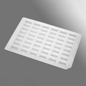 Impermamat, Chemical Resistant Silicone Sealing Mat for 5 mL 48 Rectangular Well Deep Well Plates, Nonsterile