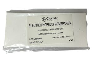 Cellulose Acetate Supported Membranes For Serum Protein 7.6 x 18cm pk25
