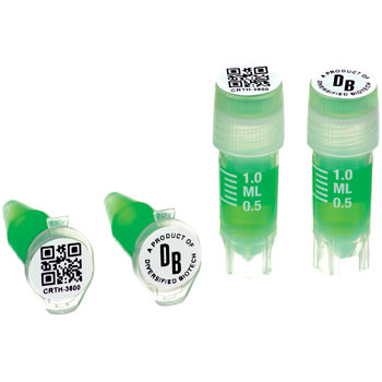 13 mm x 2, Thermal Transfer Cryo-Tags, 2000/roll