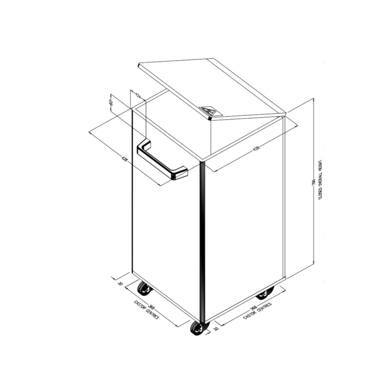 Wheeled Beta Bins