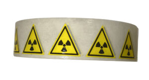 Radiation Labels - 25 x 25mm, PK/25