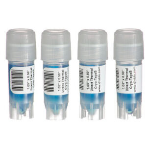 27mm x 13mm, Direct Thermal Cryo-Tags, 1000/roll