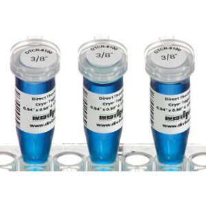 24mm x 13mm & 9.5mm spot, Direct Thermal Cryo-Tags, 500 sets/roll