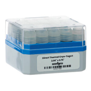 50.8mm x 19mm, Direct Thermal Cryo-Tags, 500/roll