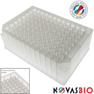 96-well Deep Well Plate, Polypropylene, 2.0 mL, Clear, Round Bottom, Round Wells