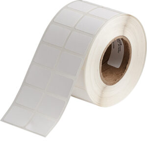 Polypropylene Labels for J2000 printer - Inkjet Receptive Polypropylene - 25.4mm x 19.05mm