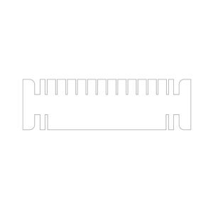 multiSUB-4 Comb, 12/1 sample, 1 mm thick