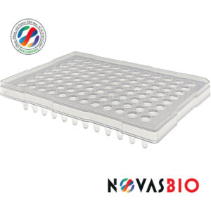 96-well Polypropylene PCR Microplate, Half Skirt, Clear, Non-sterile - 96 Well PCR Plate, Half Skirt, ABI compatible