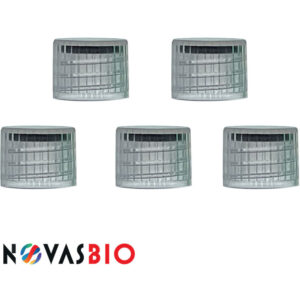 Screw Caps with O-ring, Natural - Screw Caps, Clear with O-ring