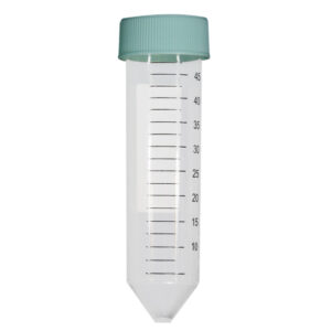 50 mL polypropylene (PP) Centrifuge Tubes, Conical bottom with Screw Cap, Bulk Packed, 50/Sleeve, 500/Case