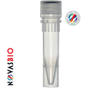 1.5ml Self Standing Clear Tube Cap, Clear Cap, Non-Sterile, Unassembled - 1.5ml, Self Standing Screw Cap Tube, Clear, Clear Caps, Non-Sterile, Unassembled