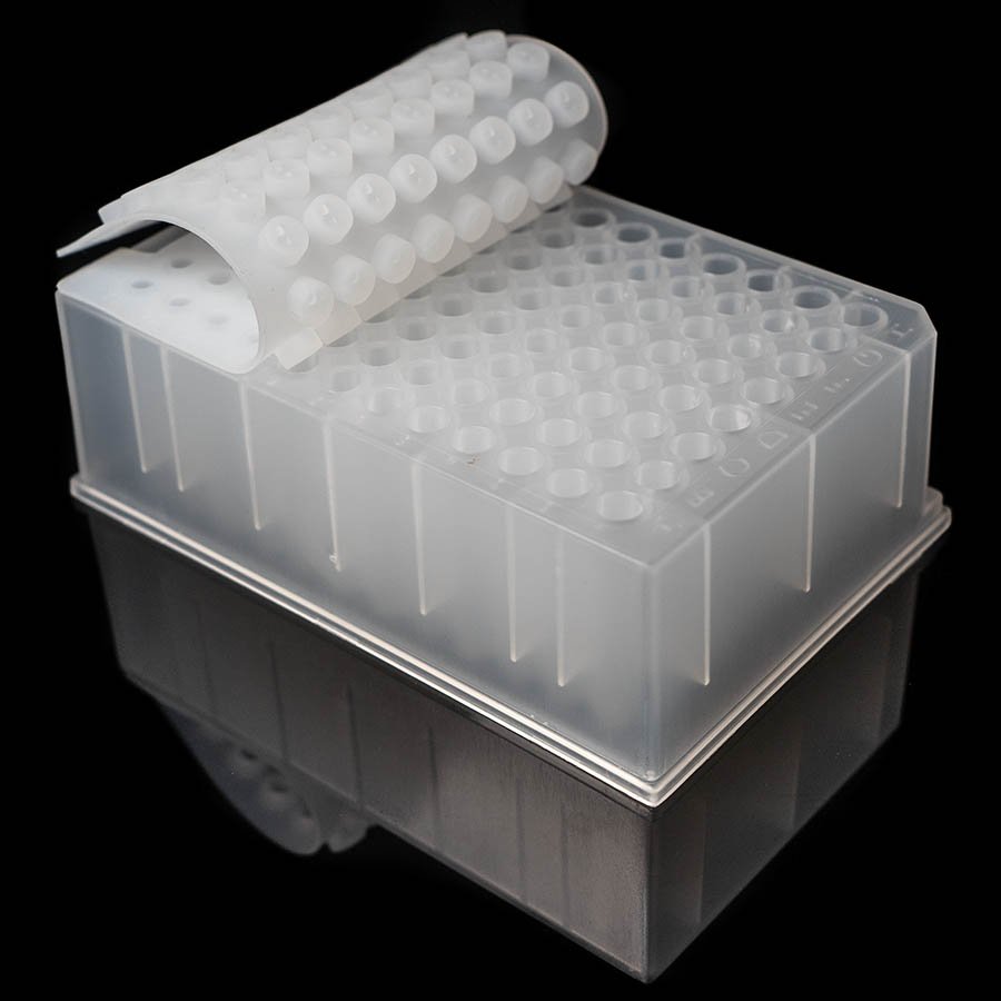 96 Round Well Silicone Sealing Mat, for 2.0mL round plate, can be punctured