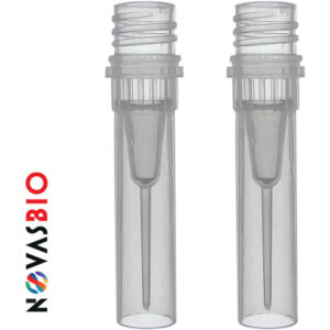 0.5ml Extended Screw Cap Tubes, Natural, Self-Standing