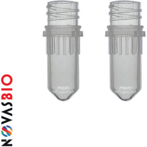 0.5ml Screw Cap Tubes, Natural, Conical - 0.5ml Screw Cap Tubes without Caps, Natural, Conical