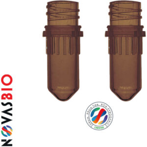0.5ml Screw Cap Tubes, Natural, Conical, Amber
