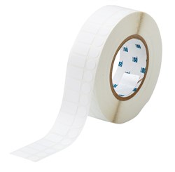 Thermal Transfer Printable Labels - Nylon Cloth - 22.86mm x 12.7mm & 12.7mm spot