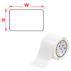 Thermal Transfer Printable Labels - Polyester - 22.86mm x 22.86mm