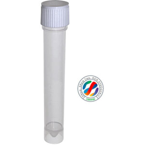 Transport Tubes 12ml Clear Non-Sterilised, Unassembled Caps - Transport Tubes 12ml, Clear, Non-Sterile, Unassembled Caps