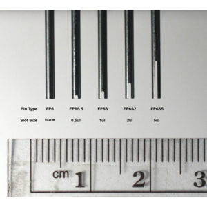 96 Floating E-Clip style Pin Multi-Blot Replicator, on 9 mm centers, 1.58 mm Pin Diameter, 22.5 mm long, 5 ul Slot Tip