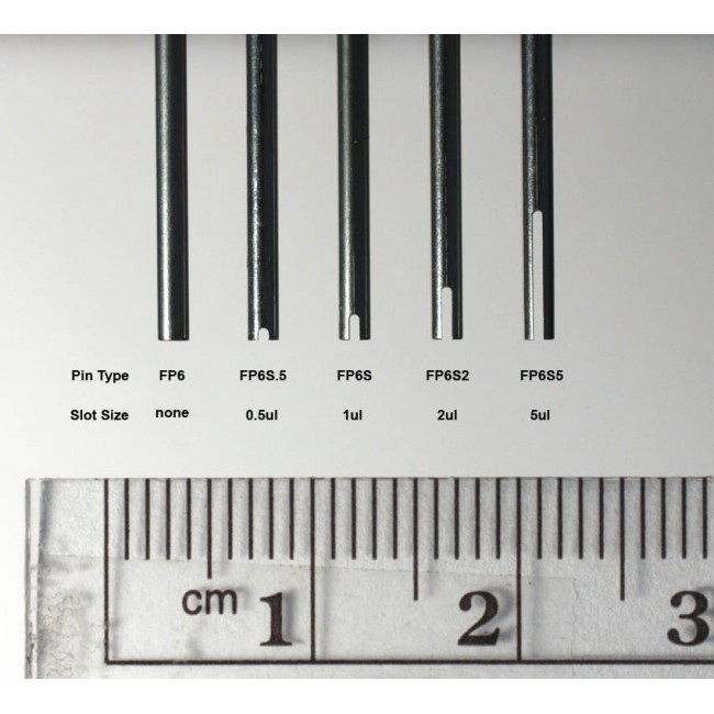 96 Floating E-Clip style Pin Multi-Blot Replicator, on 9 mm centers, 1.58 mm Pin Diameter, 22.5 mm long, 5 ul Slot Tip