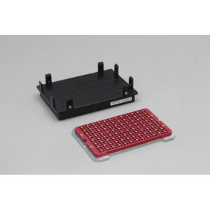 Magnetic Separation Plate for 384 Well PCR microplates, 96 Magnetic (52 MGO) Cylinders, includes Microplate Registration Base, Plate Handler Compatible, Clearance for Plate Skirt