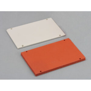 Silicone Rubber Gasket and PEEK Plate to Seal Vials/Tubes in The VP 416-ALB Series Heat Block Inserts, 4 Bolt System