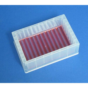 Molded Polypropylene Reservoir, V Bottom, High Profile 44 mm Tall, 290 ml Max Capacity, SLAS Footprint
