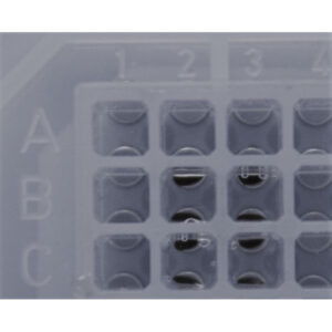 Magnetic Separation Plate for 384 Well Flat, Round or V Bottom microplates, 384 Magnetic (52 MGO) Cylinders shifted 2.25 mm to one side, Designed for the Tecan Hydrospeed Washer
