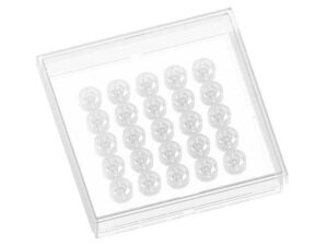 25 micro-Inserts 3D for self-insertion: in a 10 cm transport dish, sterilized, 25 per case