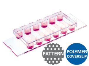 µ-Slide VI 0.4 µ-Pattern ibiTreat, cir500, pit1000, hex