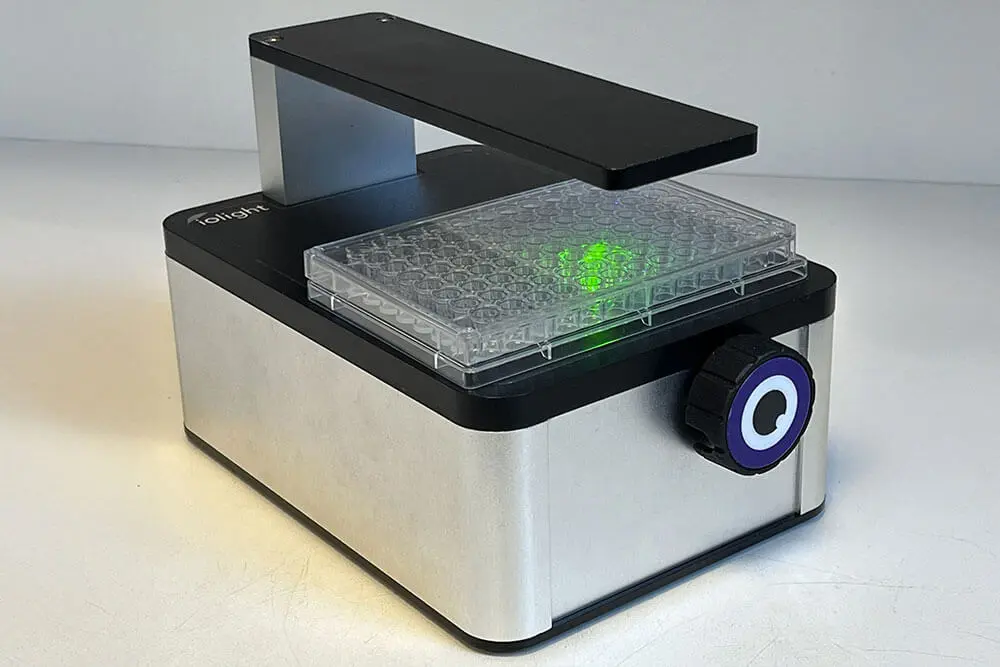 ioLight Compact Cell Imager, inverted with 2 channel Fluorescence, 1mm field of view