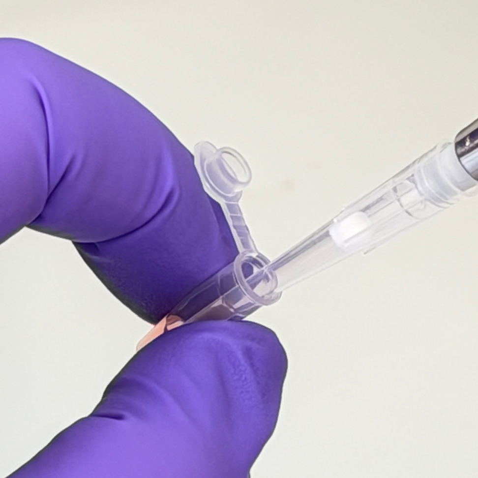 ThistlELITE TruPCR 0.2ml thin wall clear PCR tubes, with attached frosted flat cap